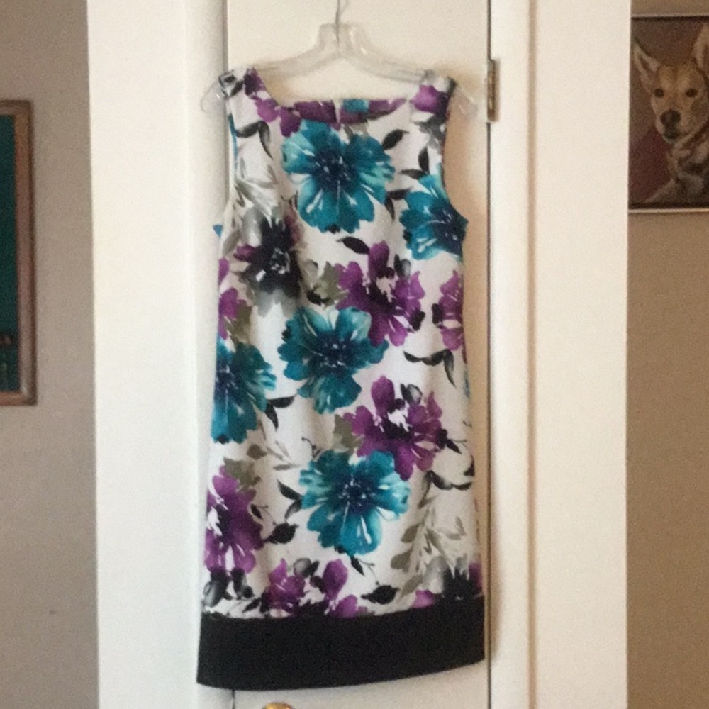 Floral summer sheath dress